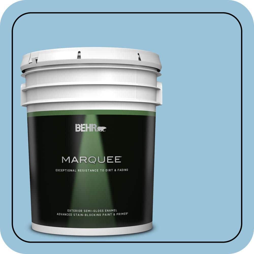 5 gal. #560D-4 Madras Blue Semi-Gloss Enamel Exterior Paint & Primer price history on PriceWatchPro