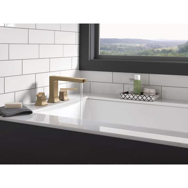 Delta Velum Gold 2-Handle Deck Mount Roman Tub Faucet Trim Kit in