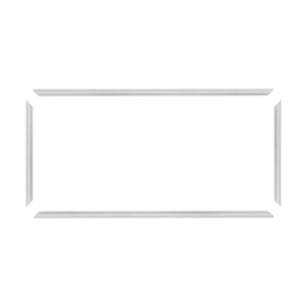Trim Fast 5/8 in. D x 24 in. W x 54 in. L Unfinished Polystyrene, Pre-mitered, Wall Panel Moulding Frame, Peel & Stick price history on PriceWatchPro