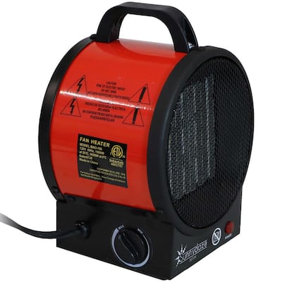 Stanley Utility 1500-Watt Electric Ceramic Portable Space Heater with Pivot  Power 675919 - The Home Depot