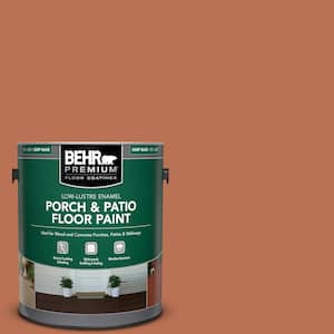 1 gal. #230D-6 Iced Tea Low-Lustre Enamel Interior/Exterior Porch and Patio Floor Paint