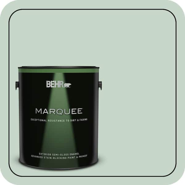 BEHR MARQUEE 1 gal. #S410-2 New Moss Semi-Gloss Enamel Exterior Paint & Primer