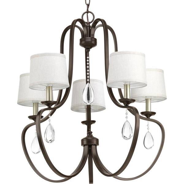 Progress Lighting Anjoux Collection 5-Light Antique Bronze