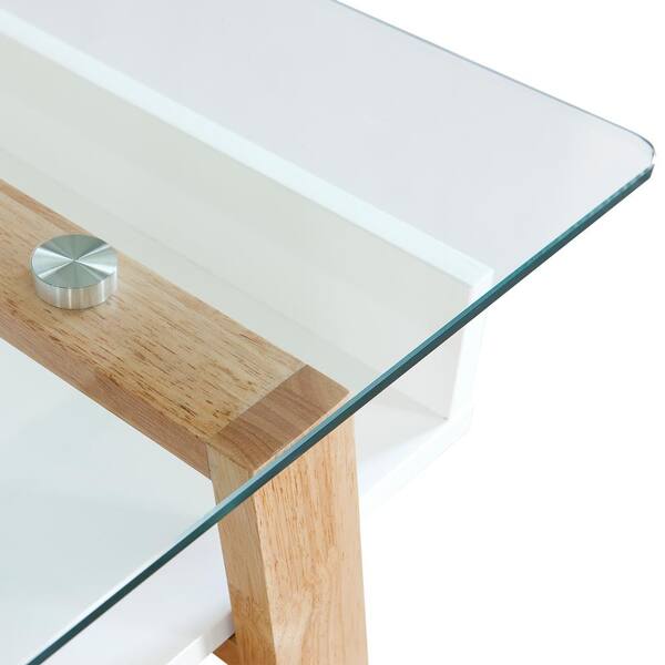 segovia glass top desk