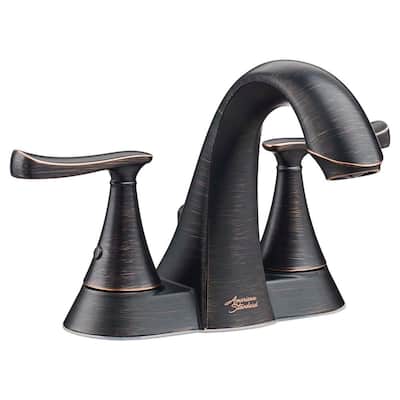 Chatfield 4 in. Centerset 2-Handle Bathroom Faucet in Legacy Bronze