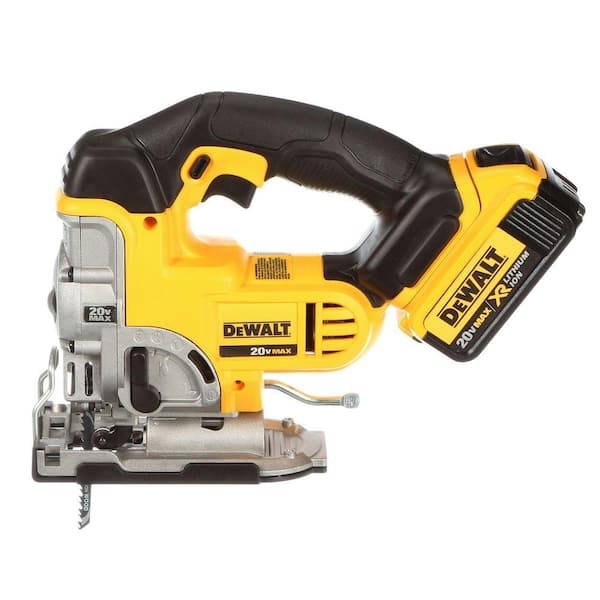 20V MAX Cordless Jig Saw with (1) 20V 4.0Ah Battery