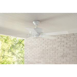 Barrow Island 52 in. Indoor/Outdoor White Ceiling fan