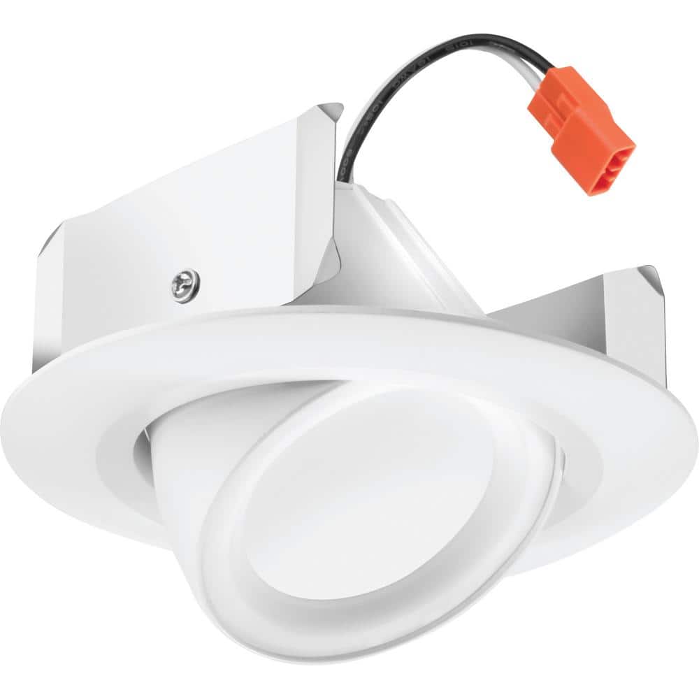 Retro Basics Adjustable 4 in. Selectable CCT Integrated LED Retrofit White Housing Required Recessed Light Trim price history on PriceWatchPro