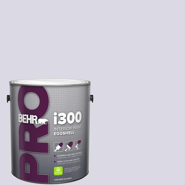 BEHR PRO 1 gal. #S570-1 Misty Lavender Eggshell Interior Paint PR33001 -  The Home Depot