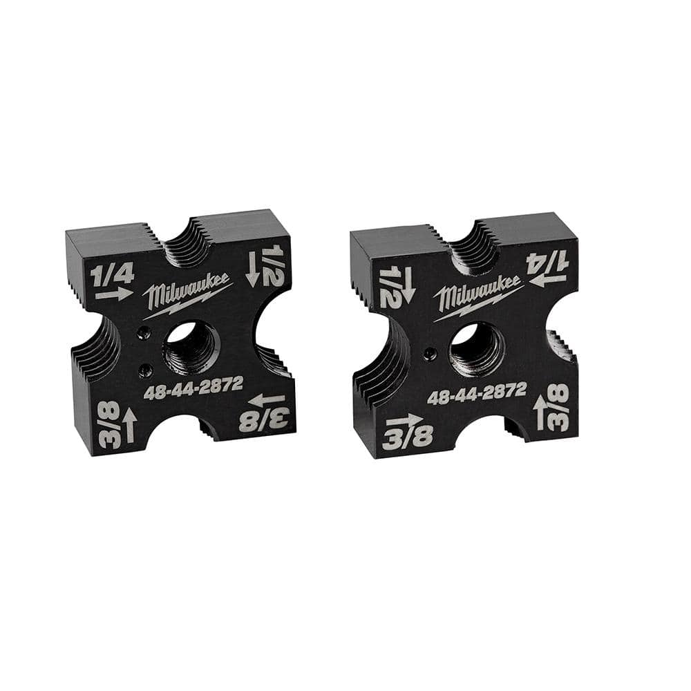 Milwaukee 1/4 in./3/8 in./1/2 in. Replacement Threaded Rod Cutting Die Set  48-44-2872 The Home Depot