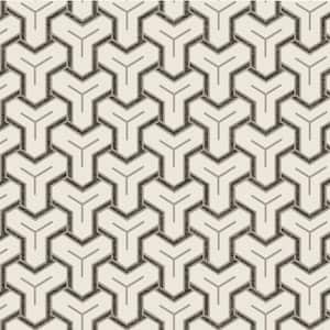 Beige Gautier Cream Tessellate Wallpaper Sample