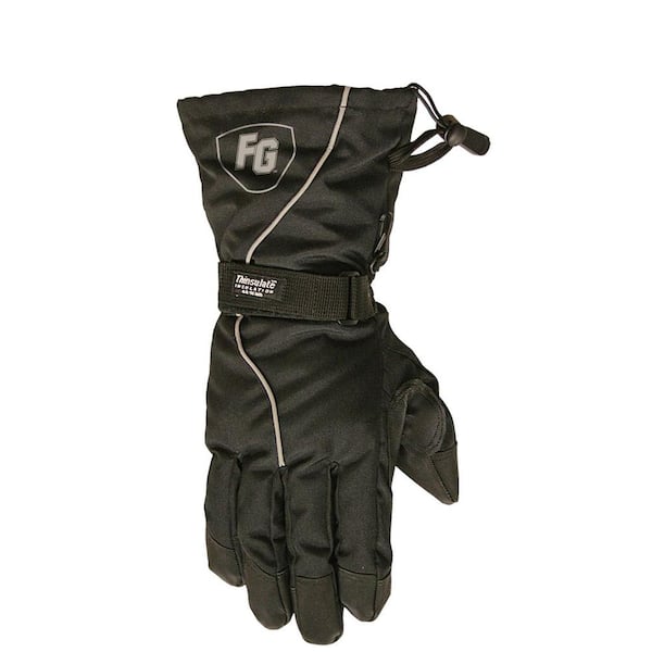 FIRM GRIP XX-Large Winter Long Cuff Ski with Synthetic Leather Gloves 5902  - The Home Depot