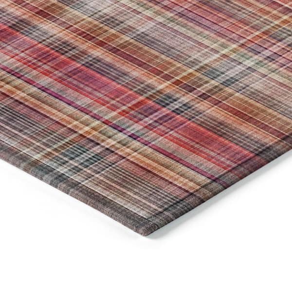 Chantille ACN541 Red 9 ft. x 12 ft. Machine Washable Indoor/Outdoor Geometric Area Rug