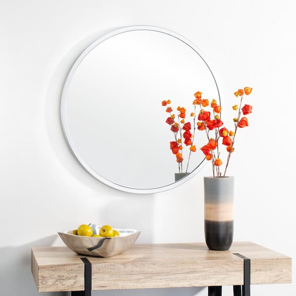 Eason 30 in. X 30 in. Silver Framed Mirror
