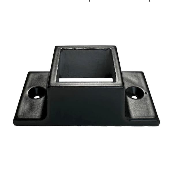 FORGERIGHT Black Aluminum Fence Wall Mount