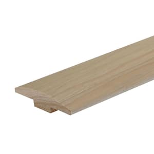 Mateo 0.28 in. Thick x 2 in. Wide x 78 in. Length Matte Wood T-Molding