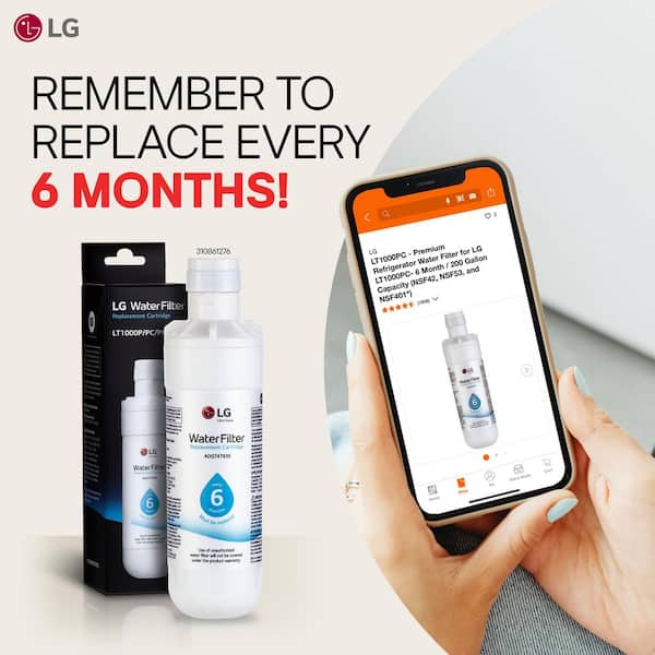 LG 23 cu. ft. Smart French Door Refrigerator InstaView, Door-In