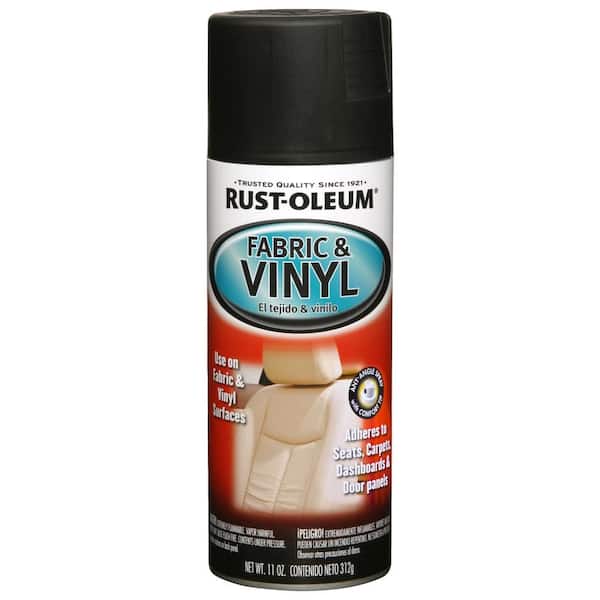Rust-Oleum Automotive 11 oz. Flat Black Fabric & Vinyl Spray (6-Pack)