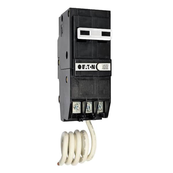 Eaton BR 45 Amp 120-Volt/240-Volt 2-Pole Pigtail Neutral Circuit Breaker (BRN245GF)