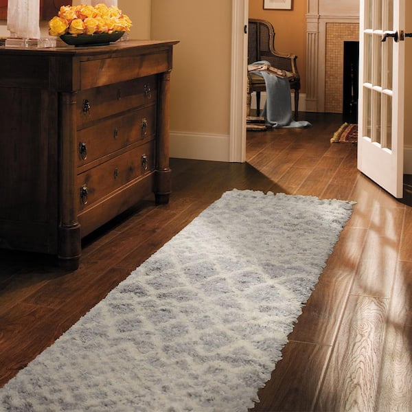 Caspian Moroccan Gray 2 ft. x 8 ft. Rectangle Indoor Runner Rug