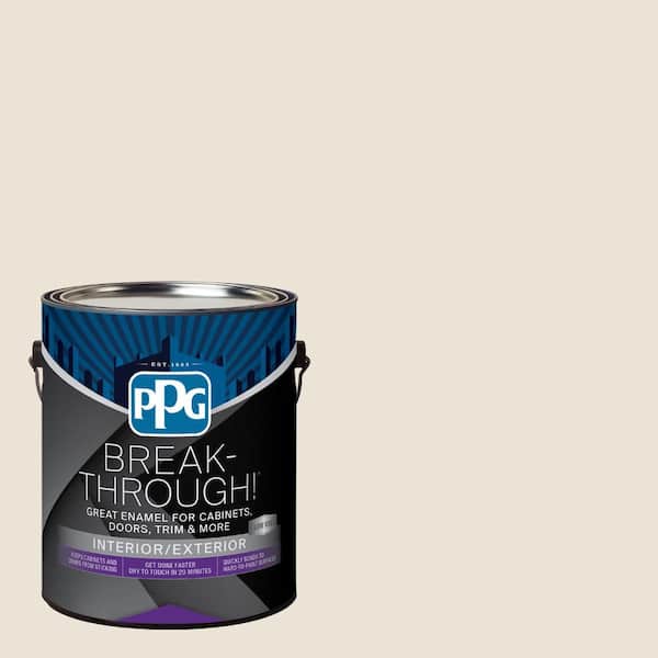 1 gal. PPG14-15 French Cream Semi-Gloss Door, Trim & Cabinet Paint
