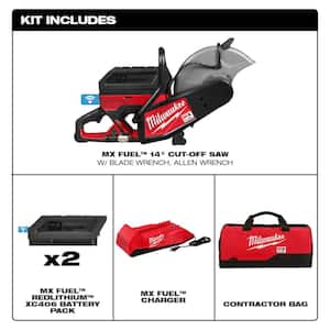 MX FUEL Lithium-Ion Cordless 14 in. Cut Off Saw Kit with M18 FUEL Cordless SAWZALL Reciprocating Saw Kit