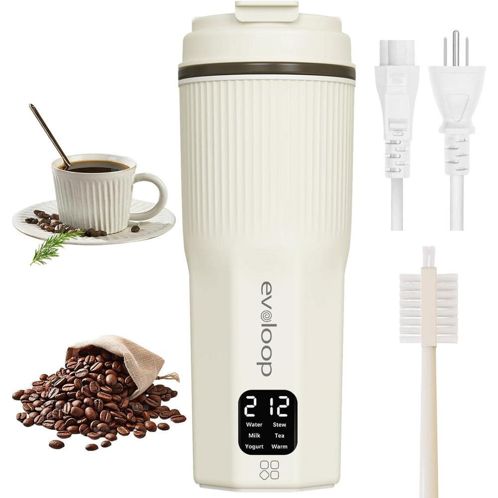 Aoibox 1-Cup Stainless Steel Corded Portable Electric Kettle