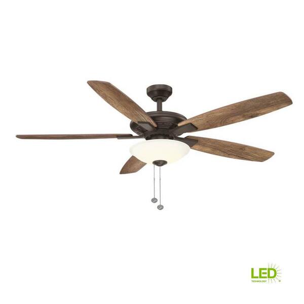 Oil-Rubbed Bronze Ceiling Fan Low Profile LED Light Kit Oil-Rubbed Bronze Ceiling Fan Low Profile LED Light Kit
