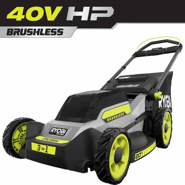 Photo 1 of 40V HP Brushless 20 in. Cordless Battery Walk Behind Push Mower (Tool Only)