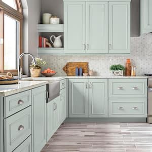 1 gal. #M430-1 Snowbound Semi-Gloss Enamel Interior/Exterior Cabinet, Door & Trim Paint