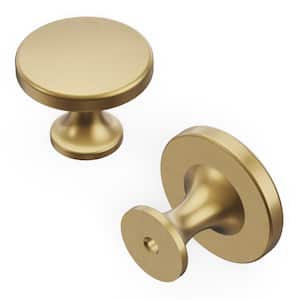 Forge Collection Knob 1-3/8 in. Dia Champagne Bronze Finish Classic Style Zinc Material Cabinet Knobs (1 Pack)