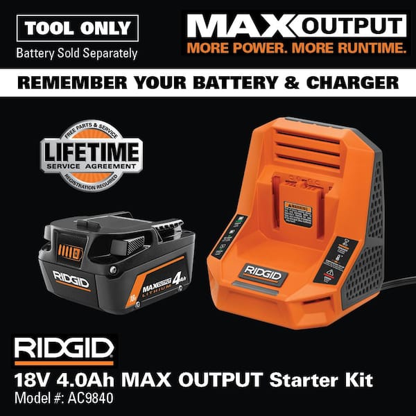 RIDGID 18V Brushless Cordless 3/4 in. High Torque Impact Wrench with FREE 4.0 Ah Lithium-Ion Battery
