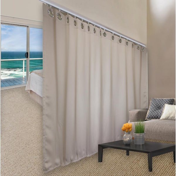 Rod Desyne 1 ft. - 6 ft. Ceiling Room Divider Track Kit