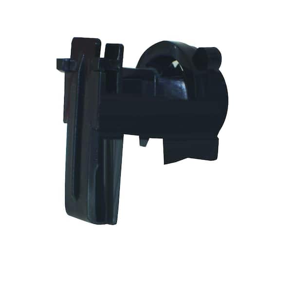 Field Guardian 2 in. Black Polytape Screw-On Insulator for Round Post (25-Pack)