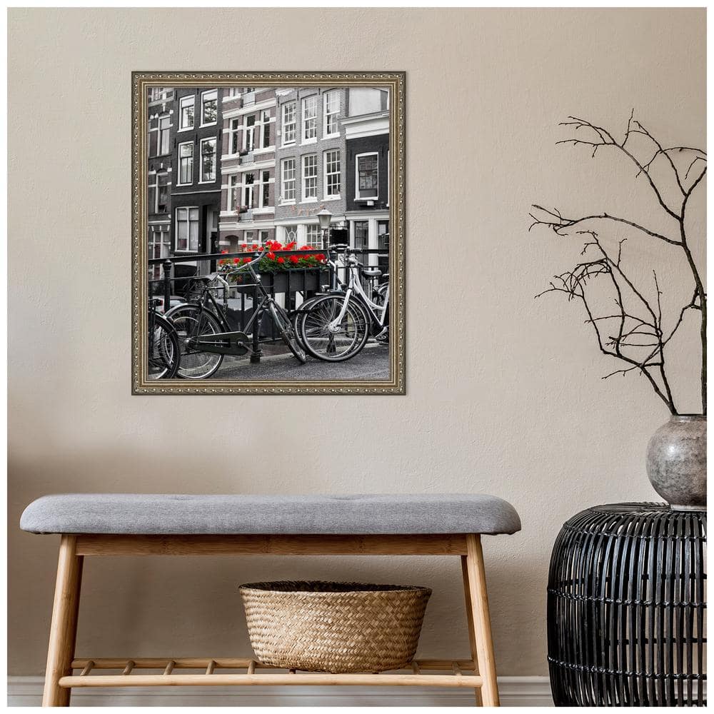 Parisian Silver Ornate Wood Wall Picture Frame 20x24 inches