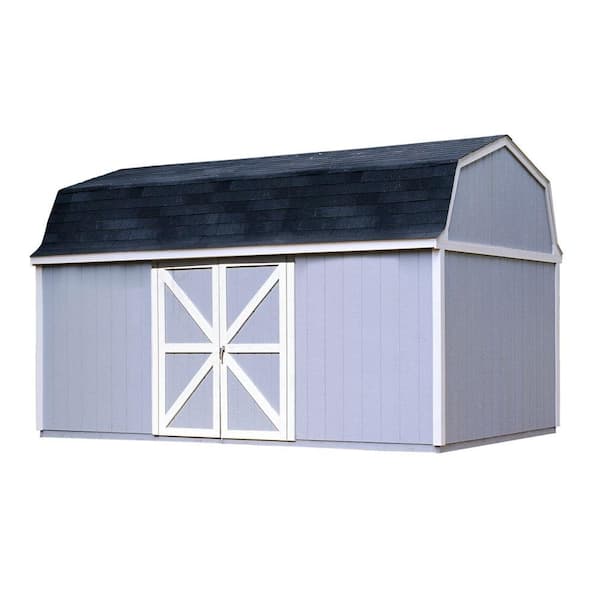 Handy Home Products Berkley 10 ft. x 16 ft. Wood Storage Building Kit