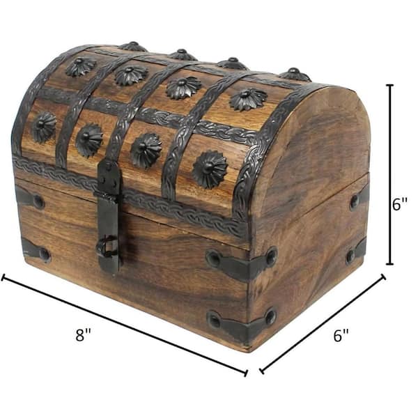 Teak tall jewellery box Teak tall jewellery box