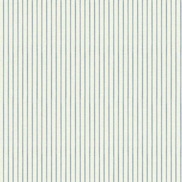 York Wallcoverings Waverly Kids Highwire Stripe White, medium Blue Paper Strippable Roll (Covers 56 sq. ft.)