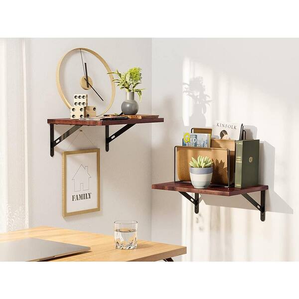 Wall shelf - walnut hot & cherry