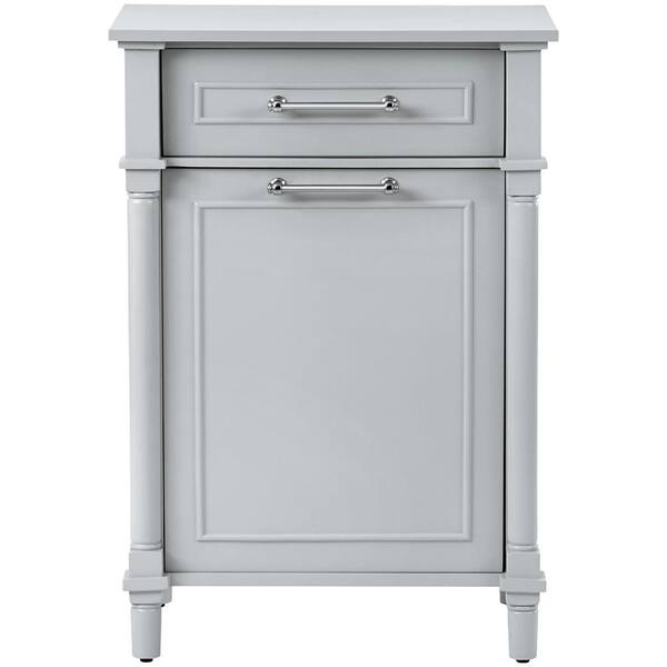 Home Decorators Collection Aberdeen 24 in. W Hamper in Dove Grey