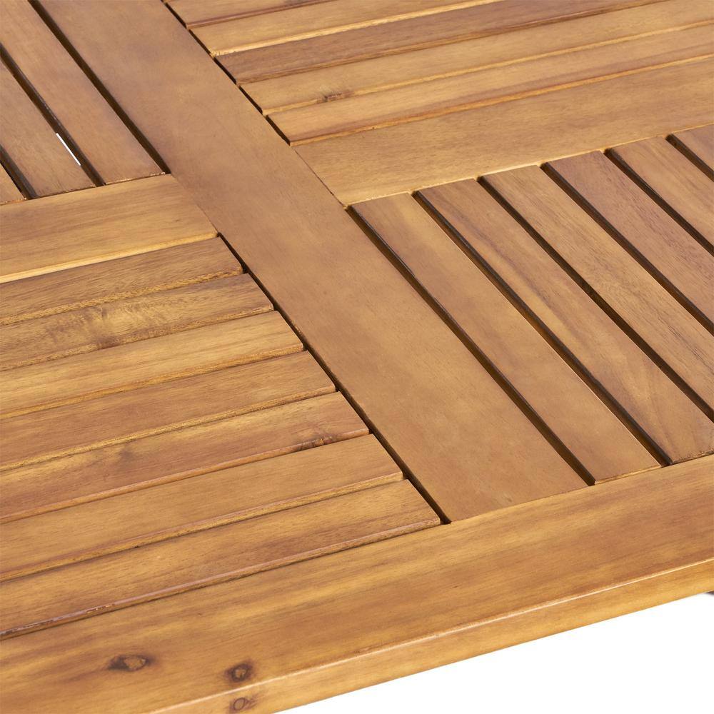 Teak Oval Acacia Wood 70'' Outdoor Dining Table