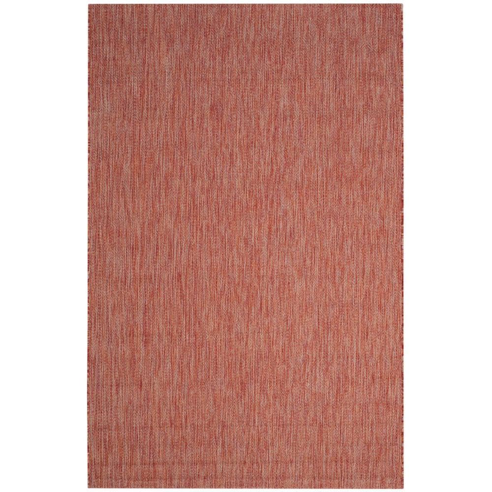 Courtyard Red 7 ft. x 10 ft. Solid Indoor/Outdoor Patio  Area Rug price history on PriceWatchPro