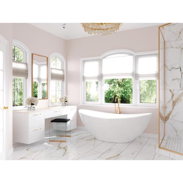 Michella Marbella 12 in. x 24 in. Matte Porcelain Stone Look Floor and Wall Tile (13.56 sq. ft./Case)