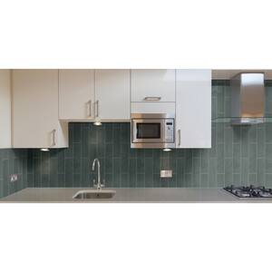 Montauk Blue 3 in. x 6 in. Gauged Slate Floor and Blue Subway Tile (5 sq. ft./Case)