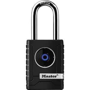 Bluetooth Padlock, Outdoor, Resettable, 2 in. Shackle