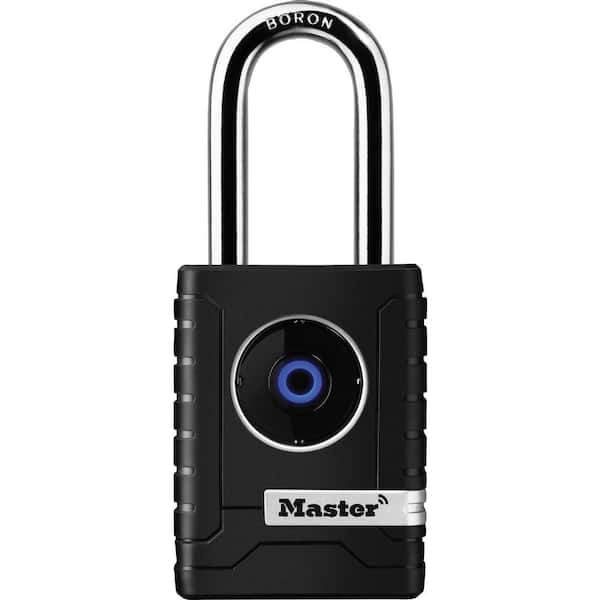 Master Lock Bluetooth Padlock, Outdoor, Resettable, 2 in. Shackle