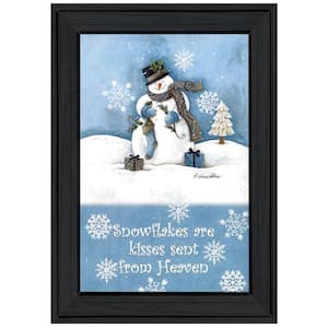 Trendy Snowman by Unknown 1 Piece Framed Graphic Print Culture Art Print 15 in. x 11 in. .