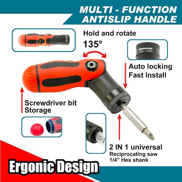 17 in. 1 Versatile Hand Saw Kit 6 in. Multi Blades Set with