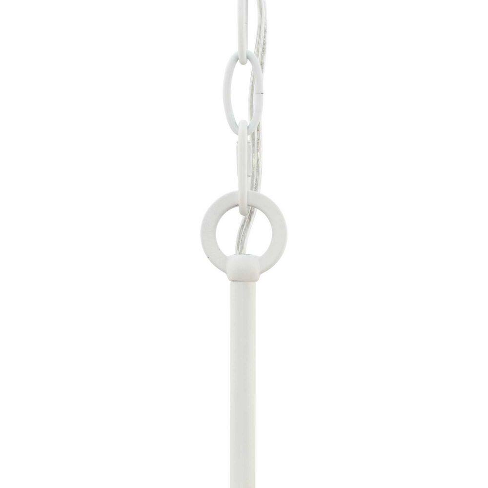 Avec 18" Champagne Bronze and White Metal Drum Pendant Light