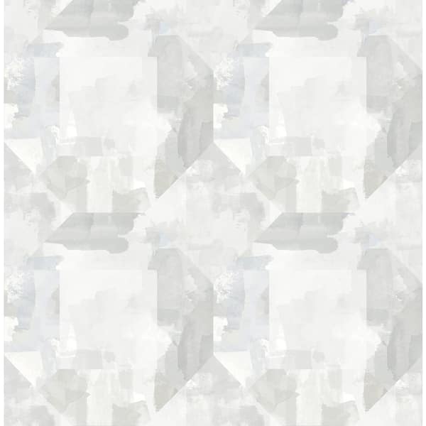 Perrin Light Grey Gem Geometric Wallpaper 4121-26944